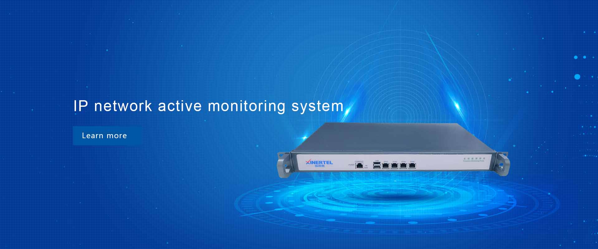 IP network active monitoring system